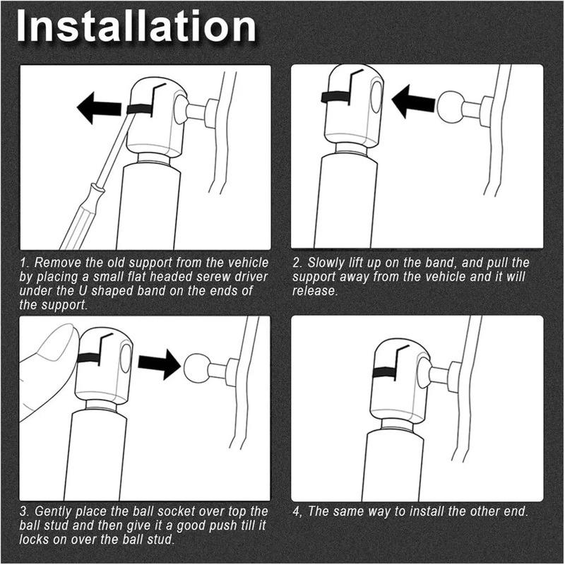 For Mercedes-Benz C-Class W205 S205 2015-2021 Front Hood Bonnet Damper Lift Support Shock Absorber A2059800164 2059800064