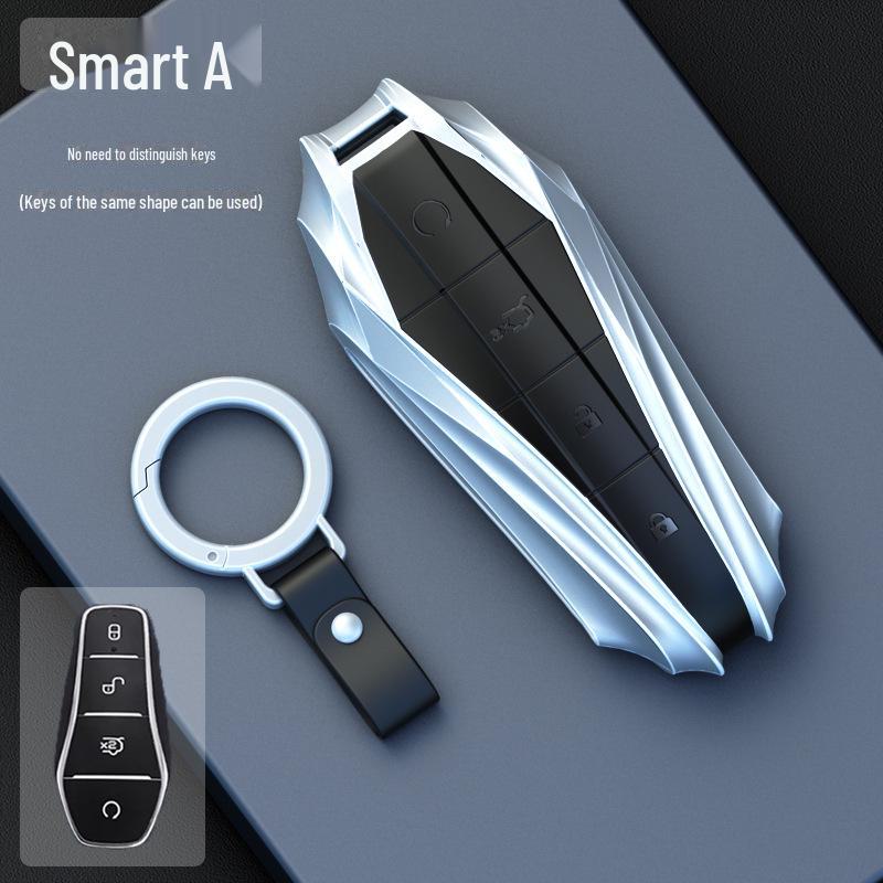 BYD Bilnøkkeldeksel for Dolphin, Song Plus, Han EV, Qin DMI, Yuan Pro, Tang DMP, Frigate 07, Seal OG-modeller.
