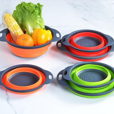Cestello telescopico pieghevole per verdure - Forniture da cucina multifunzionali