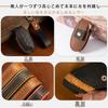 PIMOHI Nissan Delica Mini Aura Key Case, Genuine Leather, New Notebook, Key Cover, Leaf