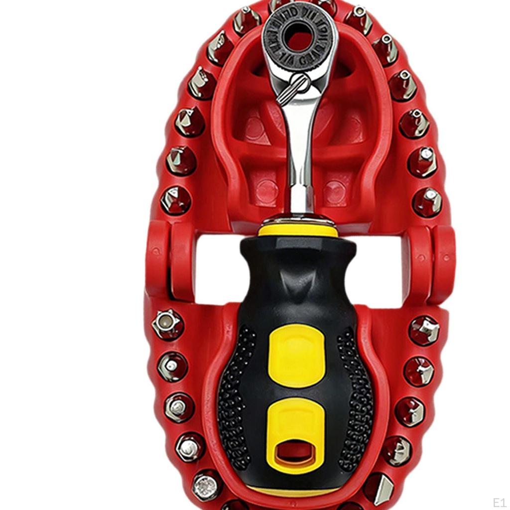 Screwdriver Bit Set Holder Low Profile Handy Tools Mini for Men Diyers