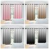 Moderne Kleurverloop Gordijnen Meerdere Opties Minimalistisch Slaapkamer Woonkamer Decoratieve Raambekleding Gordijn Lichtblokkerend Voor Ruimte Polyester