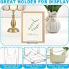5Pcs Adjustable Sliding Clear Display Stand Transparent Acrylic Display Holder Rack Multifunctional Plate Holder Art Exhibition
