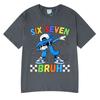 Six Seven Bruh Pi Day Dabbing Funny Cartoon Meme T Shirts Unisex Women Clothing Fashion Harajuku Cotton Casual Short Sleeve T-shirt