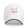 The Only Thing More Powerful Than Hate Is Love Baseball Cap Unisex-Teens Trucker Hat Sun Design Outdoor Sport Baseball Caps
