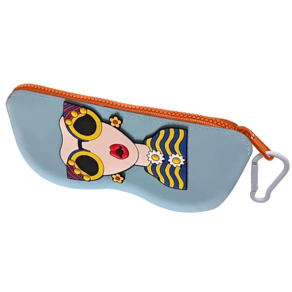 Multifunctional Glasses Bag Dustproof Waterproof Small Items Bags Silicone Eyeglasses Box