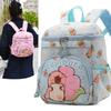 Capybara Cartoon Kids Backpack With Ergonomic Shoulder Straps For Preschool