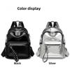 Small Backpack Purse For Women Cute Mini Backpack Waterproof Soft PU Leather Fashion Backpack Handbag,Casual Back Pack Black Bag