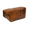 Handmade Distressed Leather Duffle Bag: Weekender Travel Bag
