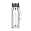 Haers Portable Double-Wall Glass Tea Infuser Bottle