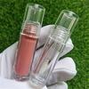 3ml Round Clear Empty Lip Gloss Tube, Refillable Lip Mud & Lip Glaze Container, Cosmetic Packaging