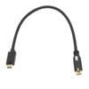 USB 3.1 Cable C to C Male to Femal with Fixing NutApprox 11.8in Long USB C to USB C Cable for Phone Laptop ChargerUSB C