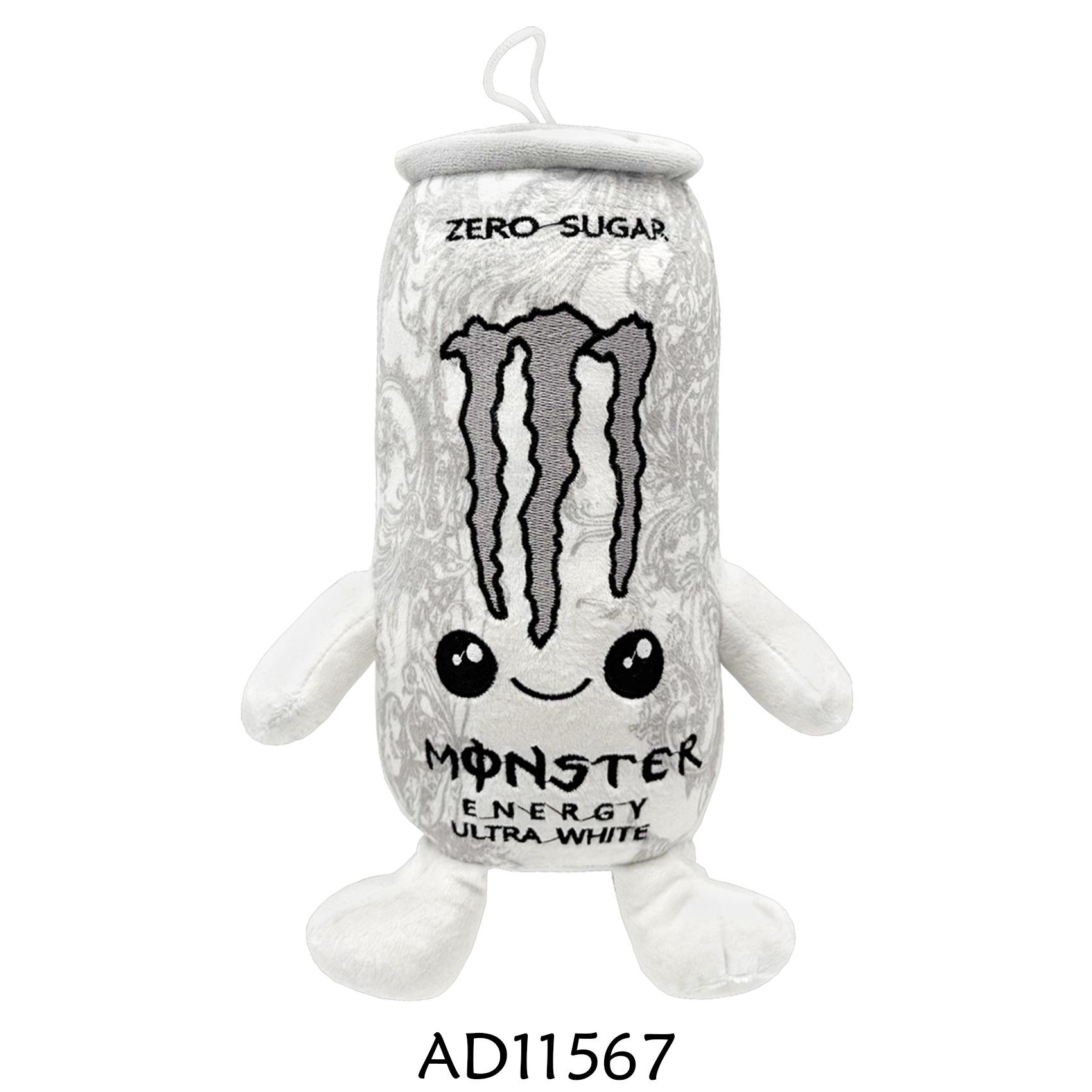 Monster Ultra-White Enerģijas Dzēriena Skārda Plīša