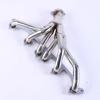 Edelstahl Krümmer Auspuff für 1991-1999 Jeep Wrangler YJ TJ Cherokee XJ Grand Cherokee ZJ 4.0L 6ZYL Silber