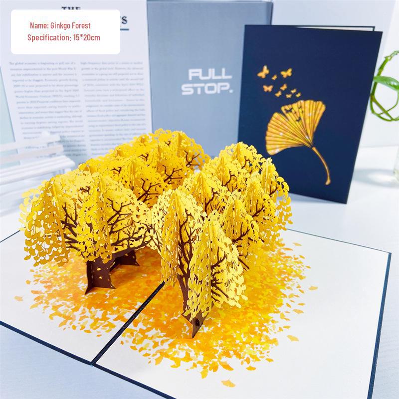 

Открытка на день рождения и День учителя в стиле INS 3D: Творческий подарок в виде бумажной скульптуры своими руками на китайский День святого Валентина