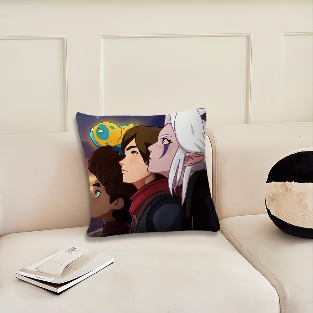 Cartoon The D-Dragon P-Prince Cushion Cover Pillow Cover Decoration Room Home Sofa Living Office Car Nordic Simplicity
