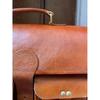 Bag Laptop Leather Genuine Briefcase Messenger Vintage Men Satchel Shoulder Men