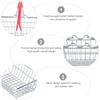 2 Pcs Snack Basket Stainless Steel Food Container Bar Supply Holder Trays Restaurant Storage Fried Practical Snacks Tool