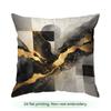 1 Black Gold Marble Light Luxury Cushions Pillowcase Polyester Cushion Cover Throw Pillow Pillowcover Home Car Sofa Decor