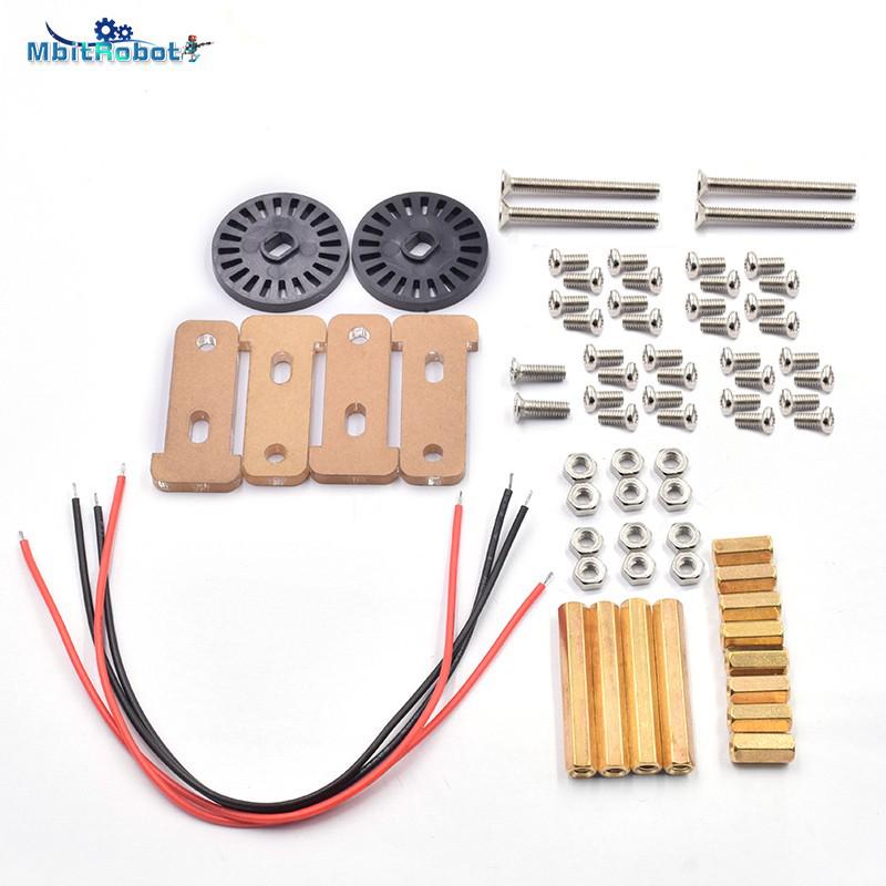 4WD/2WD Smart Line-Following Remote Control Robot Car with Ultrasonic Features