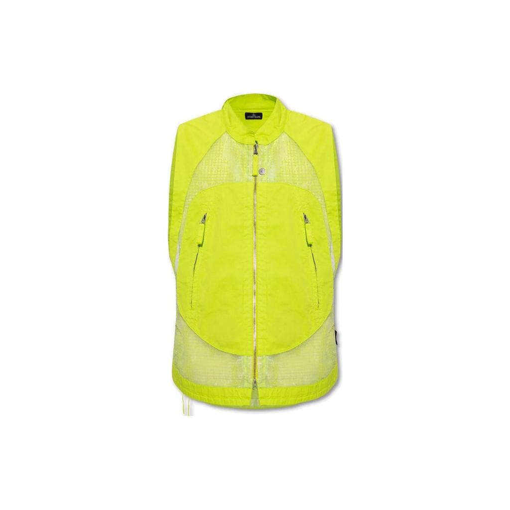 Stone Island Shadow Project Devore Vest Pistachio Unisex Outerwear Green 7819G0223-V2051
