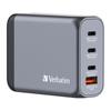 Ładowarka Sieciowa Verbatim GaN GNC-100 3xUSB-C PD (2x100W+65W) 1xUSB-A QC 3.0