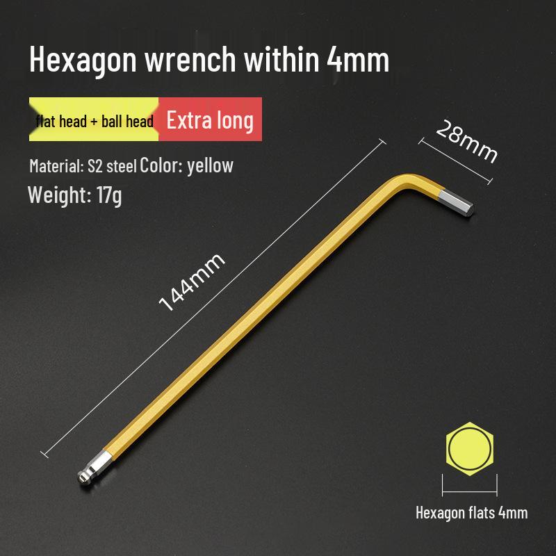 Bangyuan Industriequalität Farbiger Sechskantschlüsselsatz (1.5-10MM)