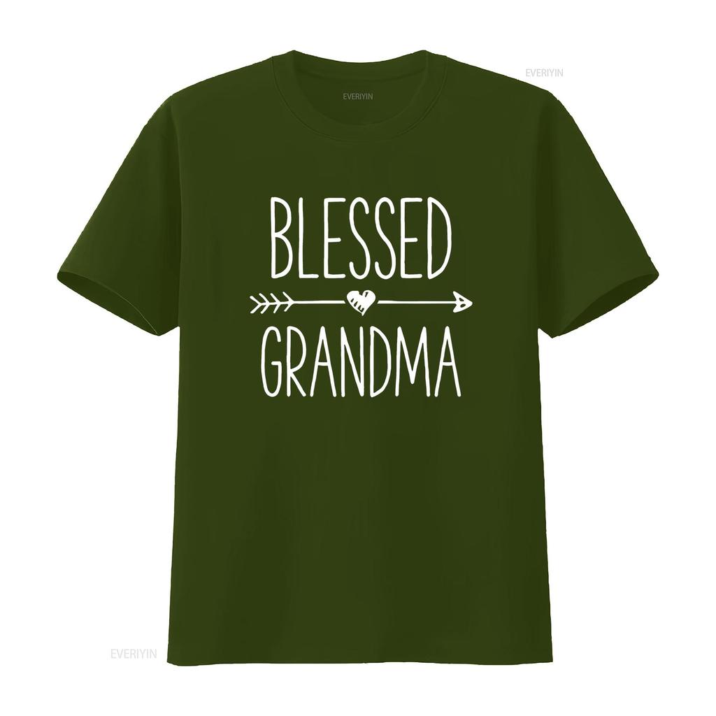Blessed Grandma T shirt Grandmother Mother Moms Women vintage Washed Stretched Stylish Versatile Soft Slightly Unisex graphic