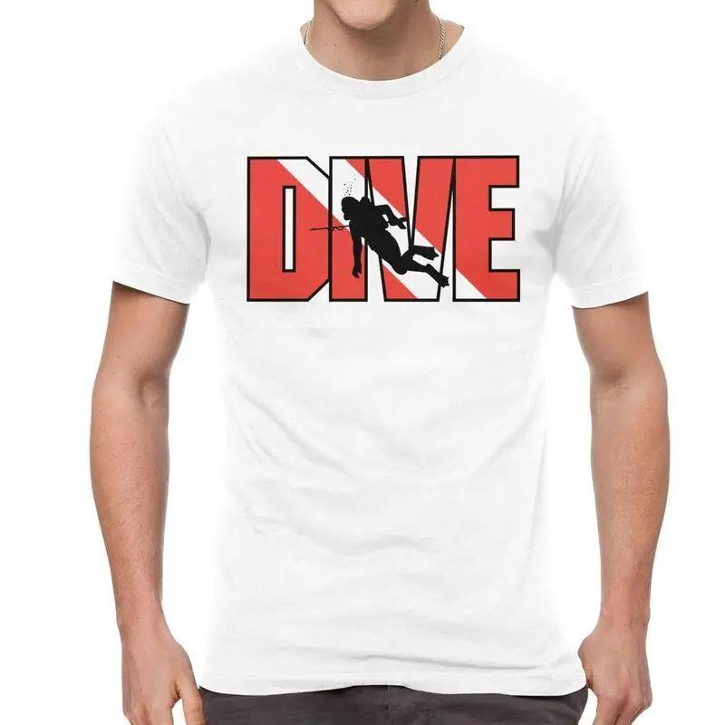 Tricouri Grozave pentru Scufundări Scuba Bărbați Streetwear Tricouri Mânecă Scurtă Tricou Scufundări în Ocean Cadou Scafandru Tricou Bumbac Tricou Top Îmbrăcăminte