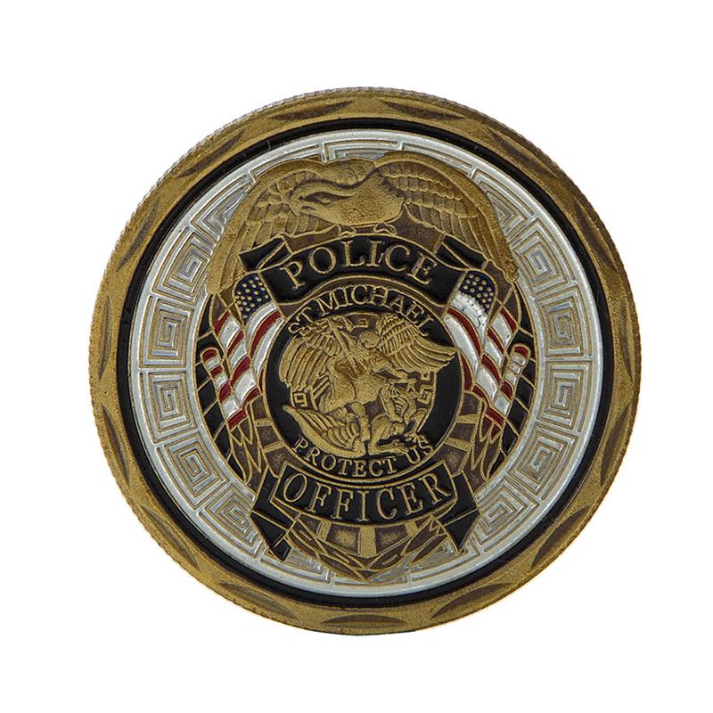 Odznaka Policjanta Świętego Michała Patron Święty Pamiątkowy Challenge Coin
