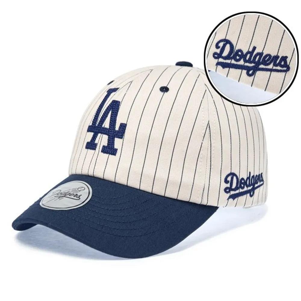 Unisex Signature Stripe Unstructured Ball Cap LA Dodgers (3ACPB255N-07NYS) Navy