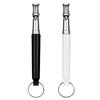 2Pcs Pet Training Whistle with Keychain Silent Ultrasonic Training Flute Puppy Train Whistle for Dog Training Deterrent Whistle