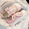 Ugly Cute Big Head Canvas Shoes Women's 2025 New Niche Original Design Sense Little White Shoes Milk Huhu Platform Casual Shoes