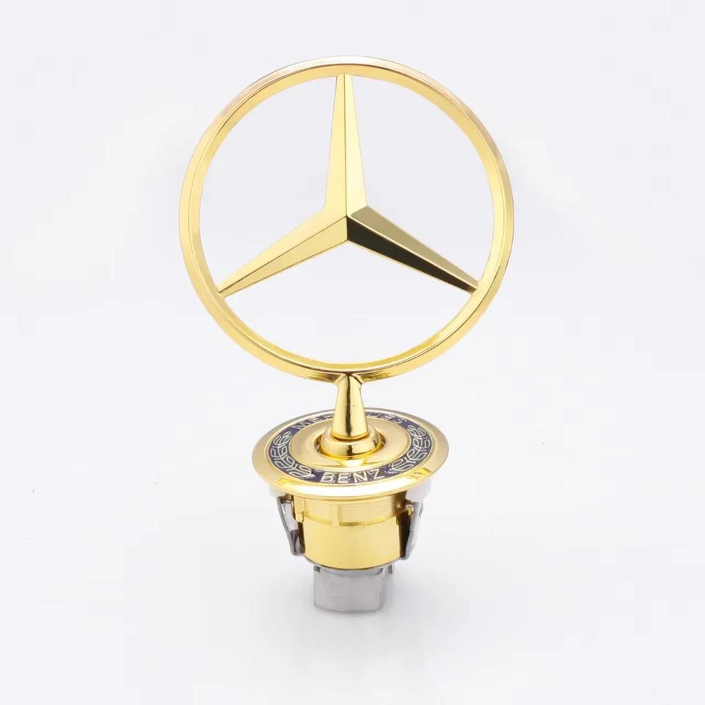 For Mercedes Benz Metal Star Bonnet Hood Logo Emblem Badge For Mercedes Benz AMG Maybach W204 W205 W203 W211 W212 W213 C180 C200
