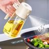 New 470ml Dual Purpose Glass Oil Bottle Cooking BBQ Olive Oil Spray Diffuser Kitchen Vinegar Soy Sauce Spray Pour Oil Container