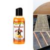 Kit de Soin pour Touches de Guitare 120 ml Huile Nettoyante Polish pour Guitare Erhu Violon Huile de Polissage Orange avec Chiffon de Nettoyage