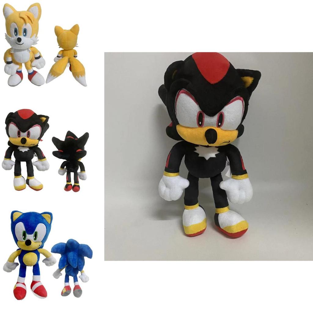 Cute 30cm Sonic Tails Plush Shadow The Hedgehog Knuckles Toy Super Sonic Soft Plush For Comfortable Snuggles