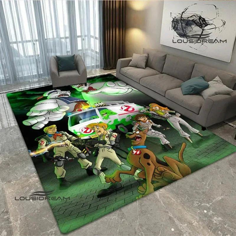 3D G-Ghostbusters Cartoon printed carpet living room bedroom carpet non-slip door mat area rug Home room decor birthday gift