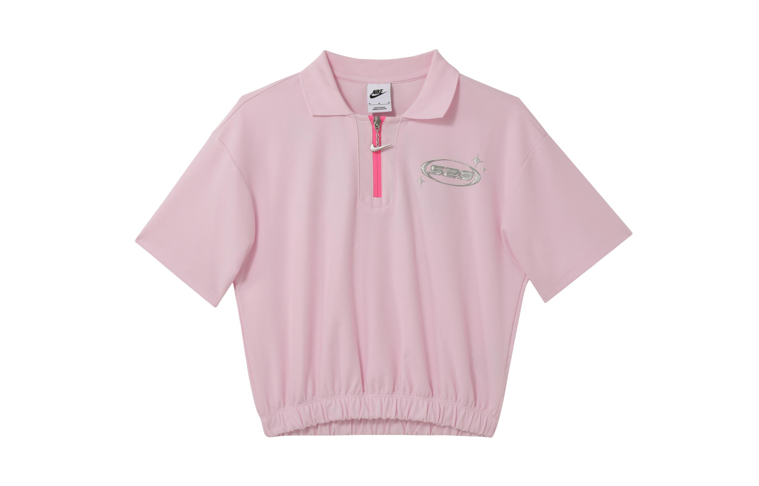 Nike Sportswear Polo Shirt Women s Foam Pink FN3707-612 L