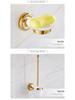 European Style Brass Gold Bathroom Towel Rack Set - Toilet Hardware & Accessories