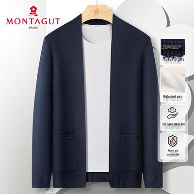 MONTAGUT Men's Autumn/Winter Knitted Cardigan Sweater