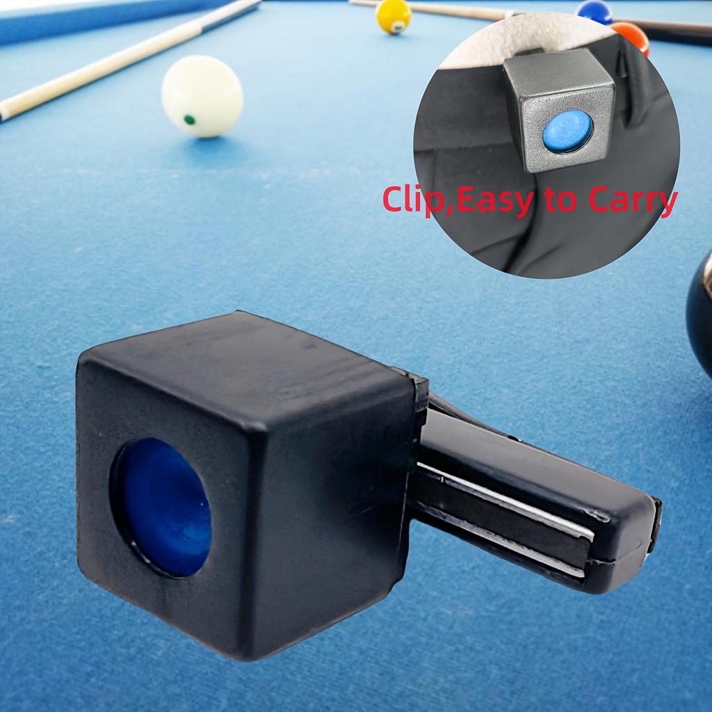 Portable Billiard Chalk Holder Magnetic Clamp, Snooker Accessory Tool