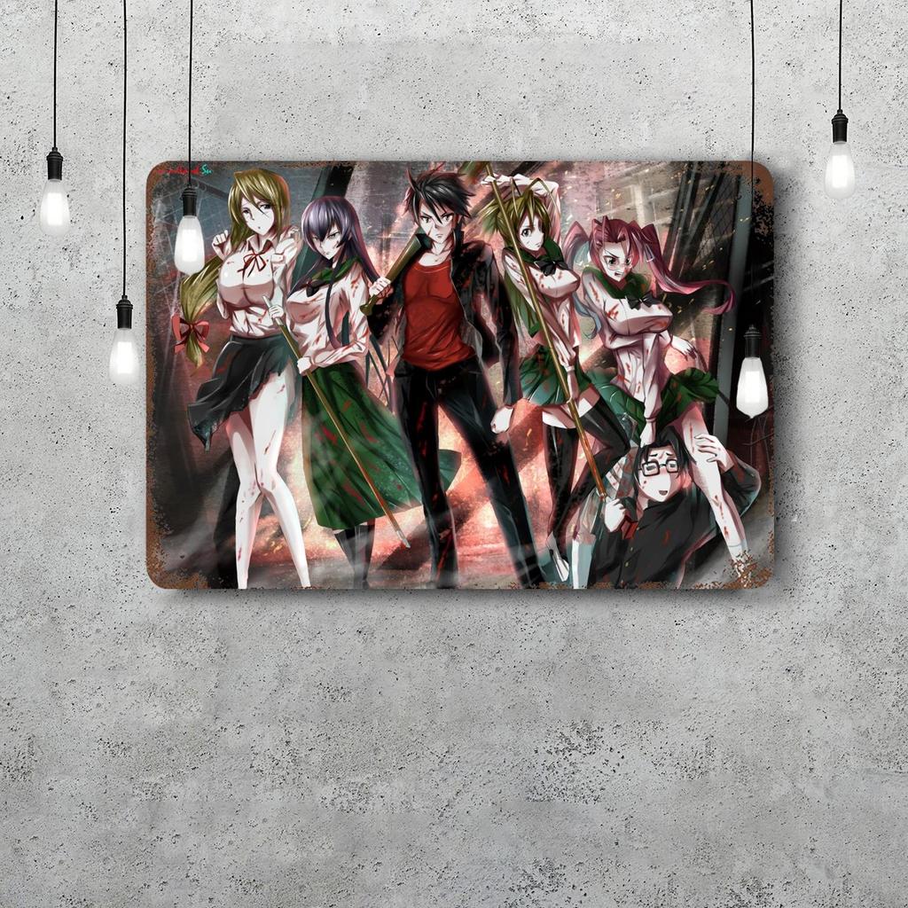 The God of High School Teaser Anime Retro Vintage Tin Sign Poster Decorative Plaque Metal Plate Wall Decor