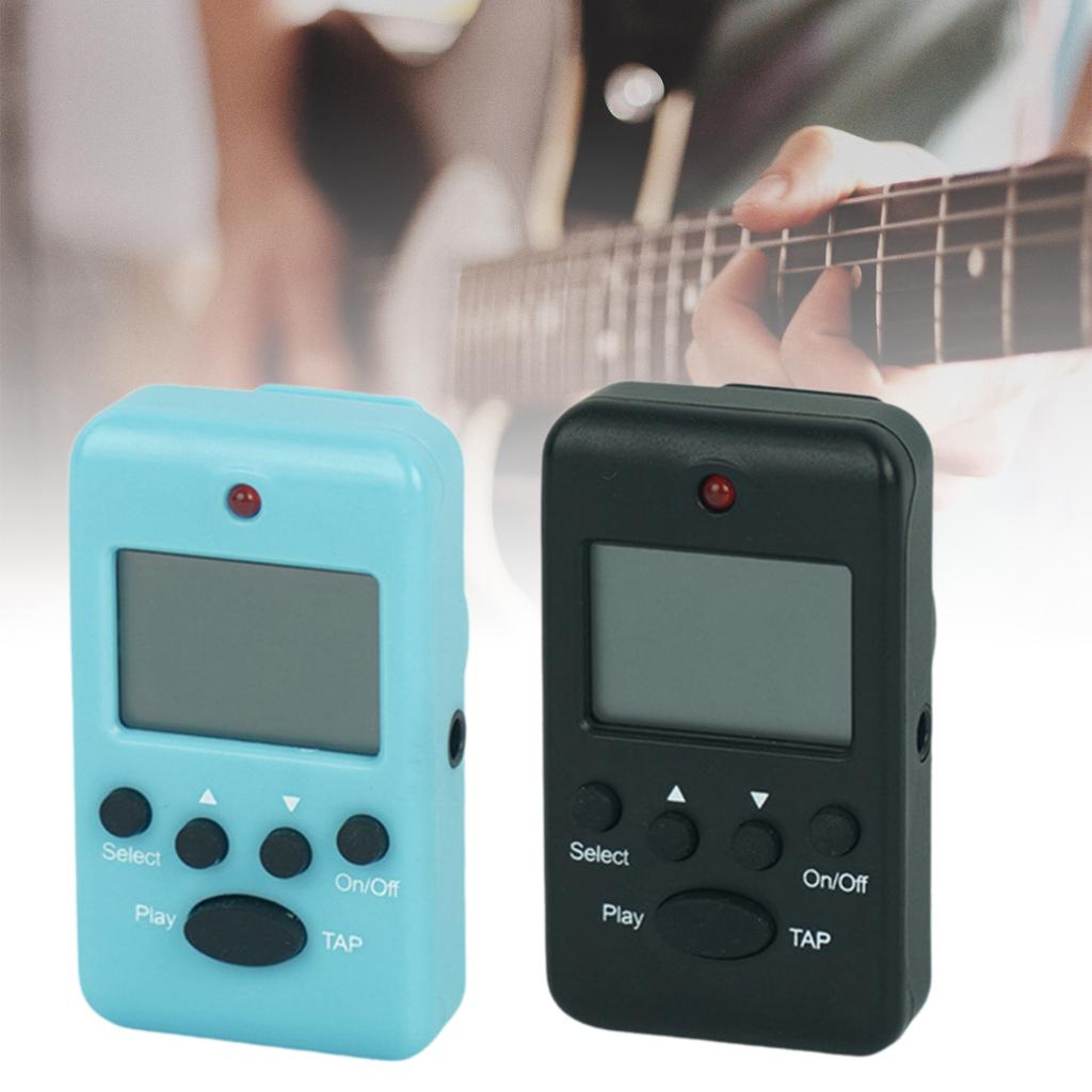 LCD Digital Metronome Mini Electronic Metronome Digital Beat Tempos for Guitar Piano Violin Drum and Musical Instruments