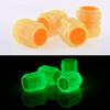 Set of 8 Tire Air Valve Caps, Luminous, Fluorescent, High