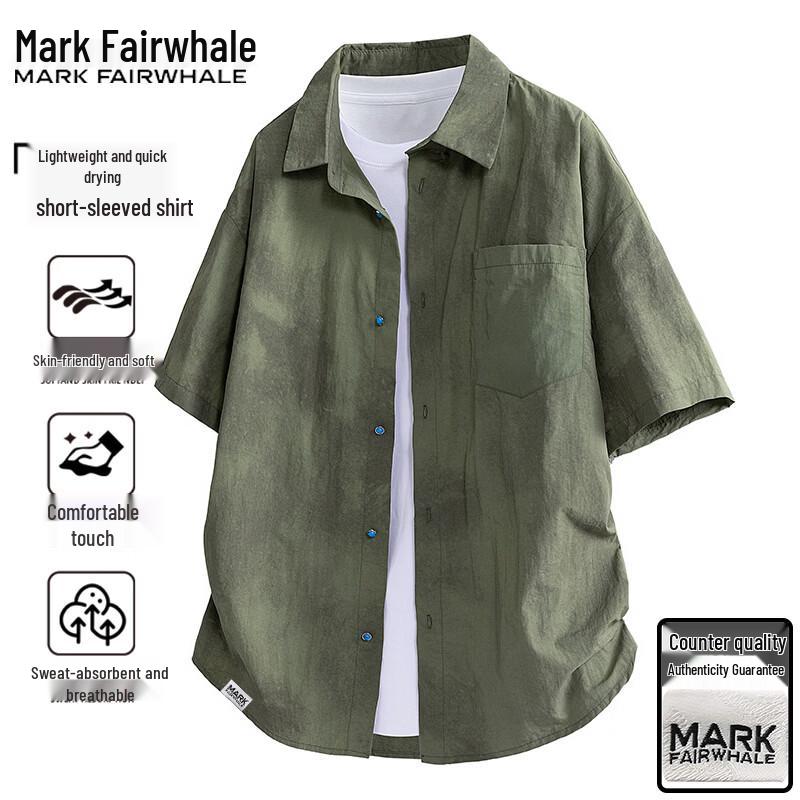 Mark Fairwhale Men s Summer Short-Sleeve Casual Top 3XL
