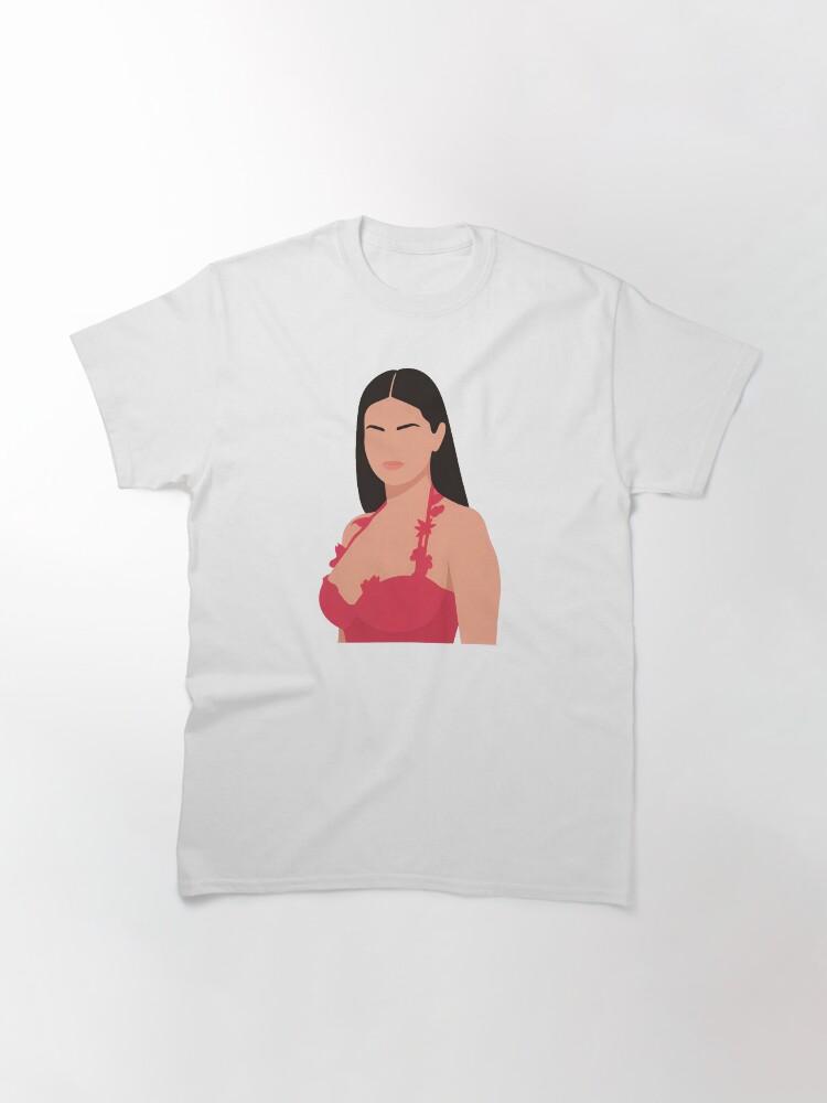 T-shirt Classica con Illustrazione Lineless di Selena Gomez
