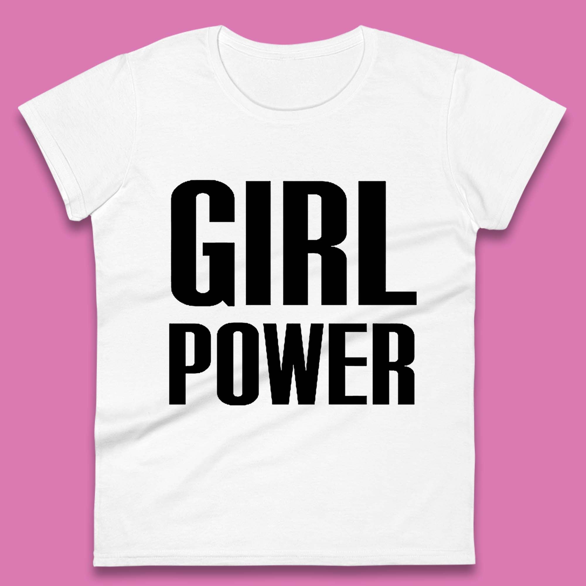 Girl Power Womens T Shirt Mens Tops Tees Unisex L