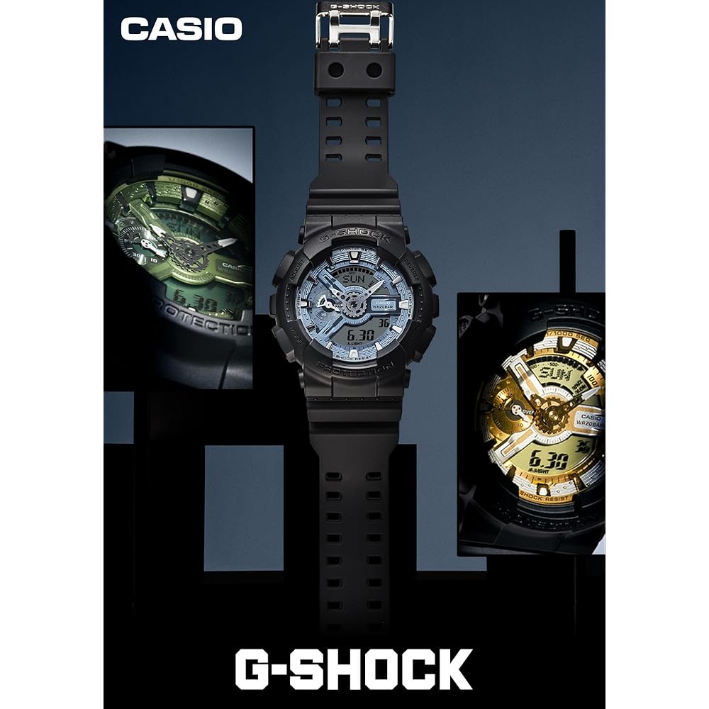 Casio G-Shock Metallic Color Dial Series GA-110CD-1A9JF Men's Watch Black