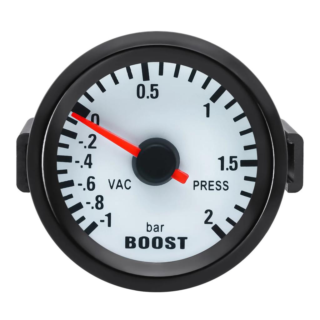 52mm 12V Car Water Temp Gauge Turbo Boost Meter Oil Press Gauge Voltage Indicator Pointer For 12V Car Vehicle Auto Accessories